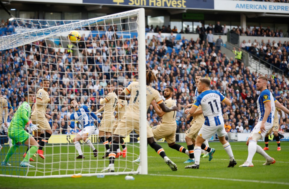 Ruben Loftus-Cheek had a nightmare as he turned the ball into his own net