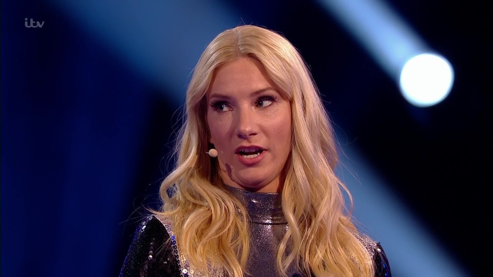 Glee star Heather Morris won unmasked as Scissors
