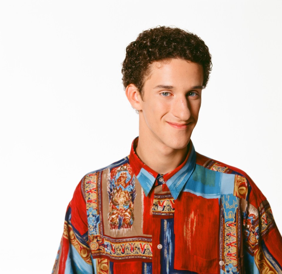 The actor found fame as Screech in the 90s sitcom Saved By The Bell