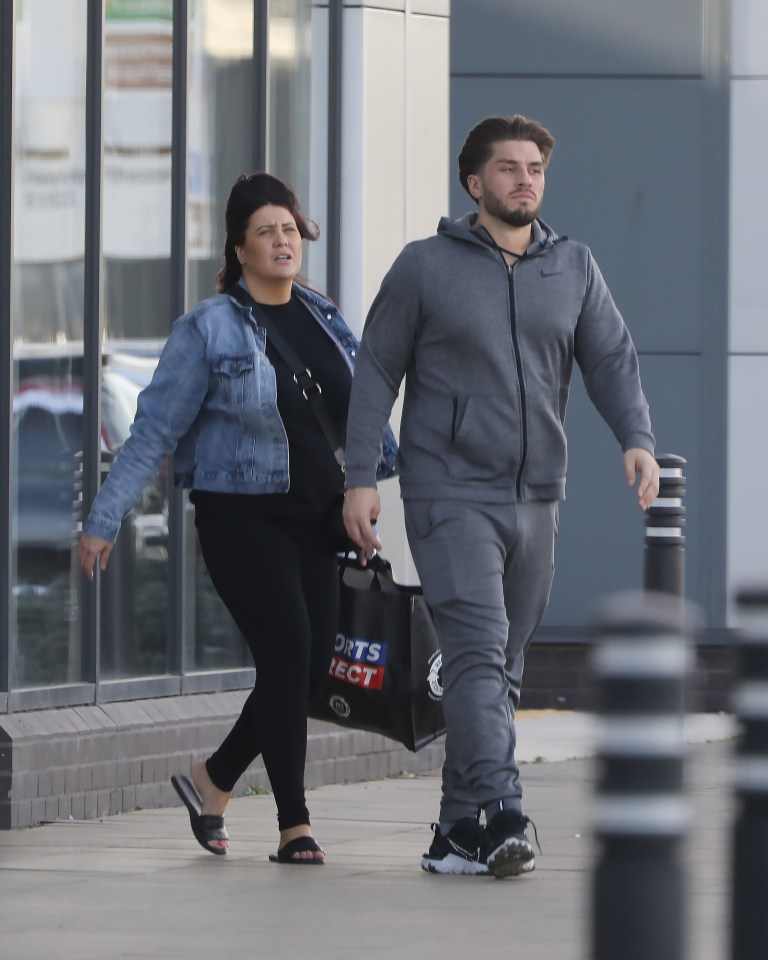Lauren Goodger's ex boyfriend Charles Drury has been seen for the first time after dating her best mate