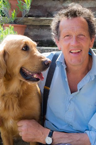 Monty Don and his beloved dog, Nigel, who sadly died in 2020