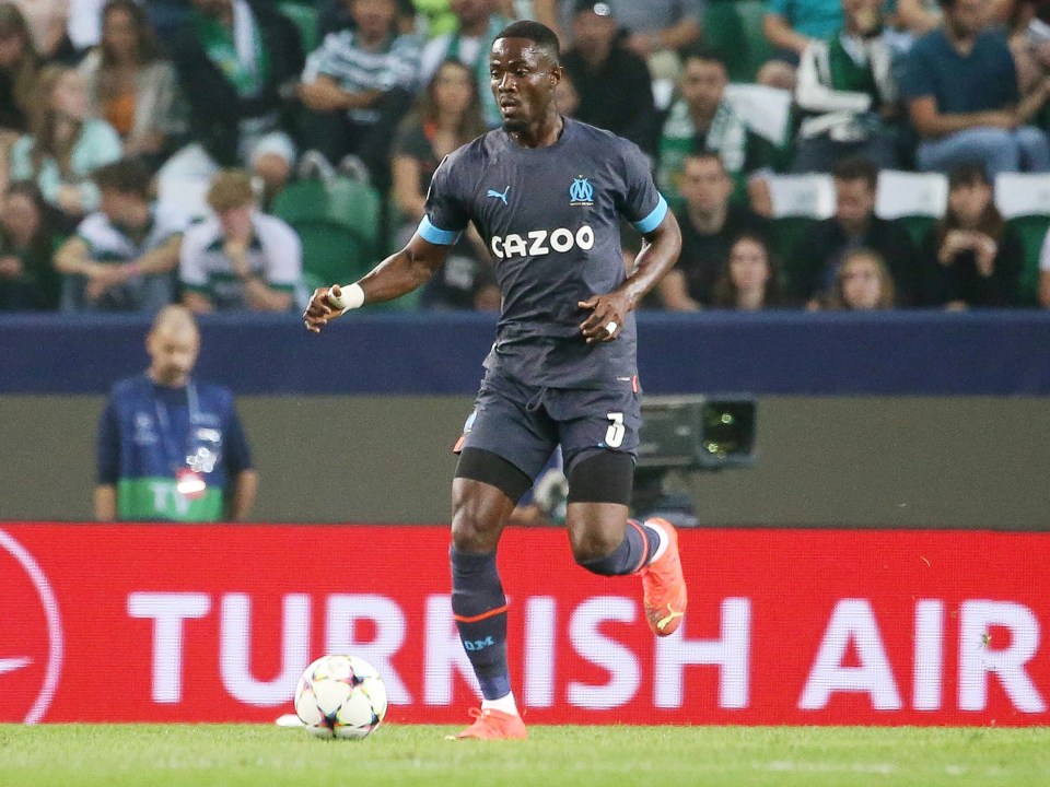 Eric Bailly has been in Champions League action for Marseille
