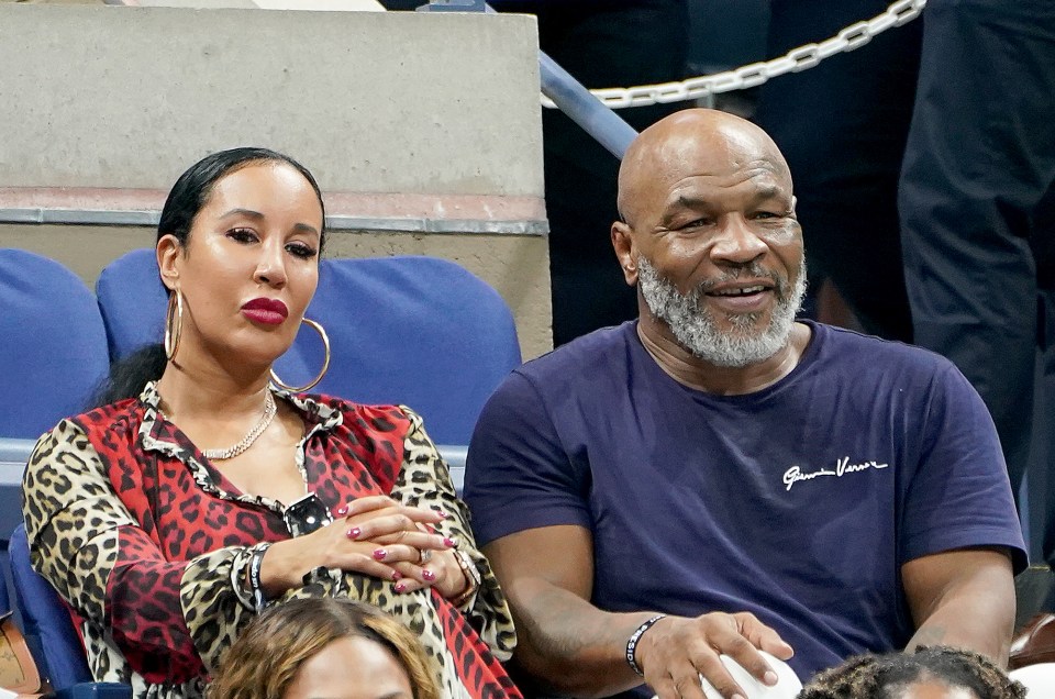 Mike Tyson attended Serena Williams' US Open first round clash this year