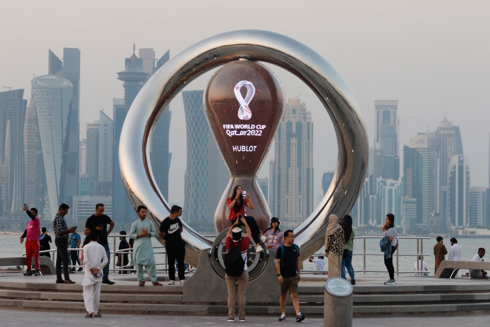 Doha has been hit by World Cup fever