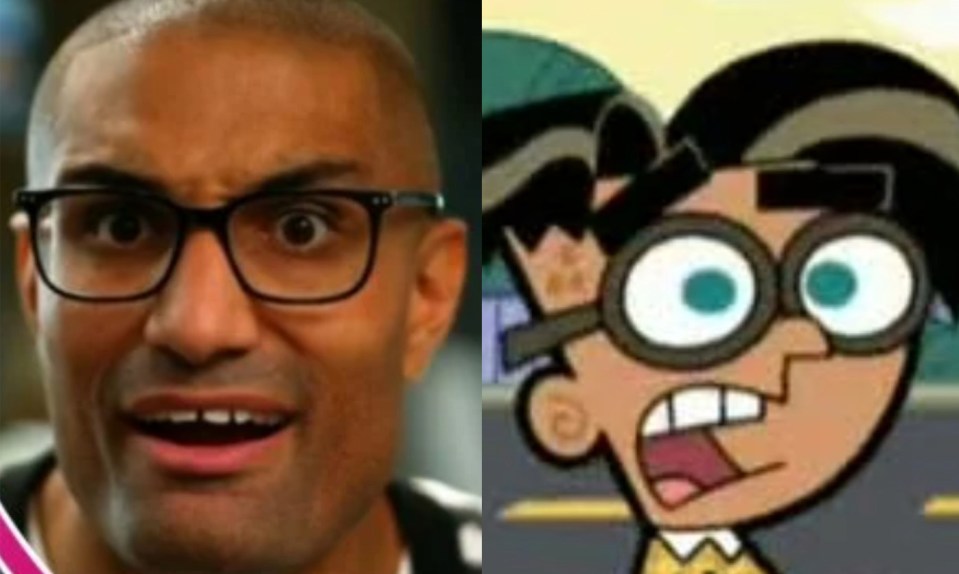 Lookalike of the week winner is Richie Anderson and Sanjay from the Fairly OddParents