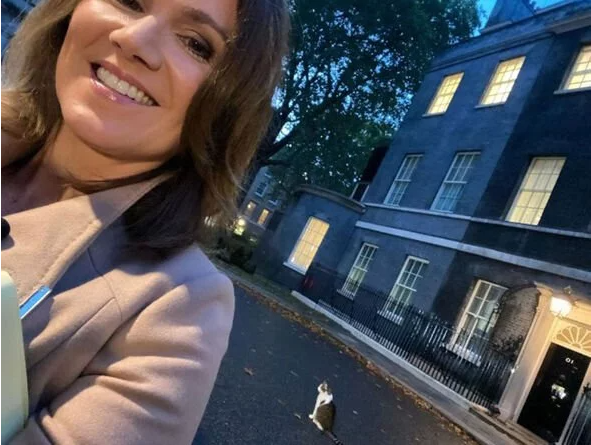 Susanna gave fans an insight into her job of the day reporting live after Prime Minster Lizz truss revealed she quit the role