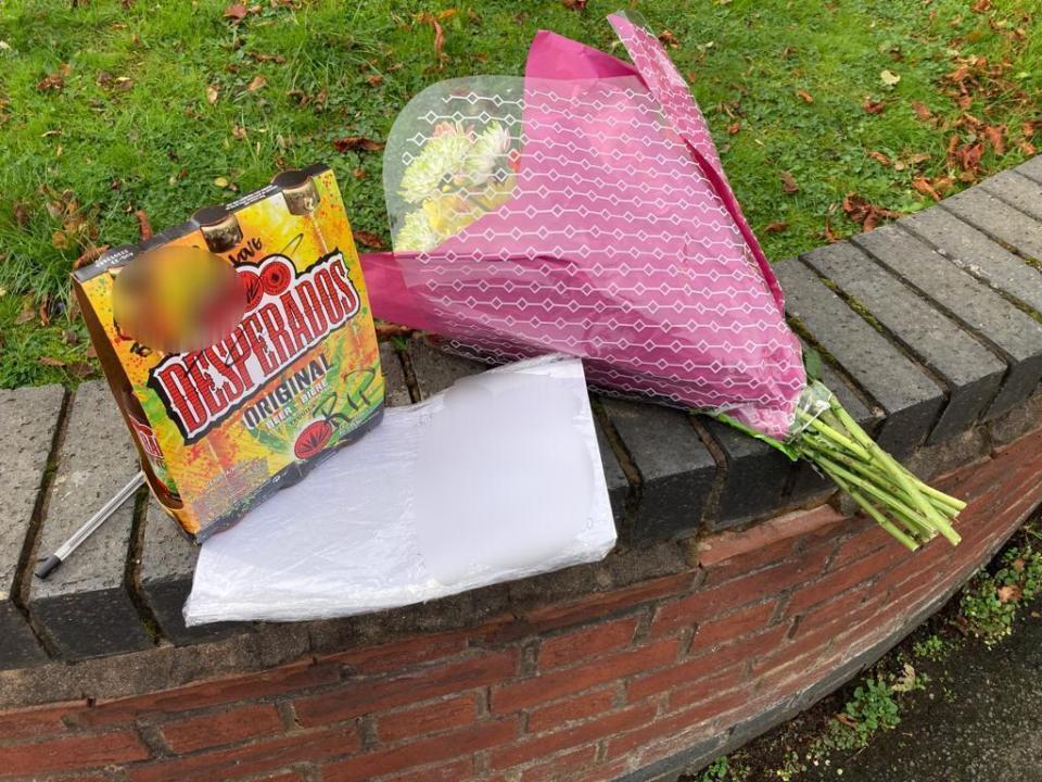 Tributes have been left for the man