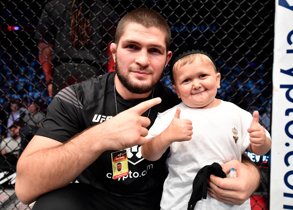 Hasbulla is pals with Khabib Nurmagomedov
