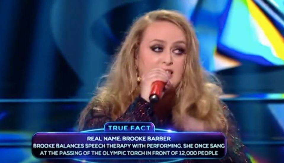 Singer Brooke Barber also gave a showstopping performance