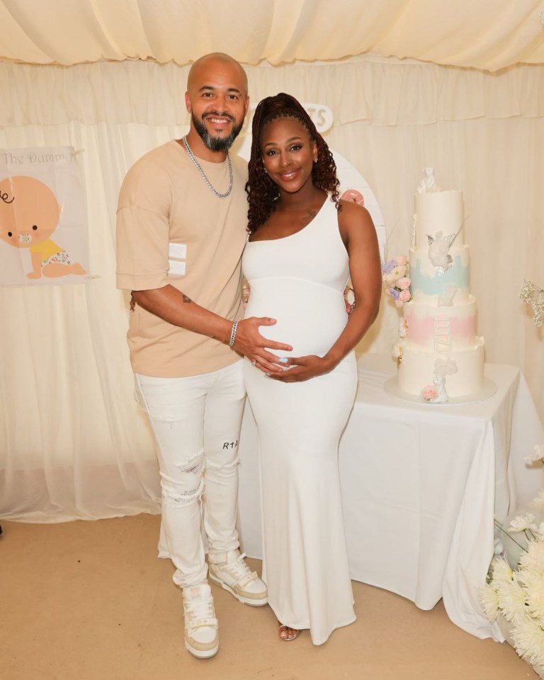 Burke and her partner Darren Randolph have attracted far more attention than simply announcing if they've had a girl or a boy