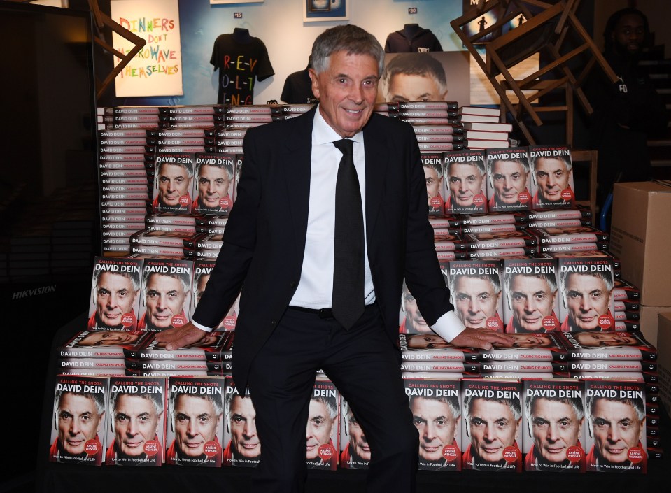 David Dean is being snubbed by old club Arsenal — who refuse to stock his new book in their shop
