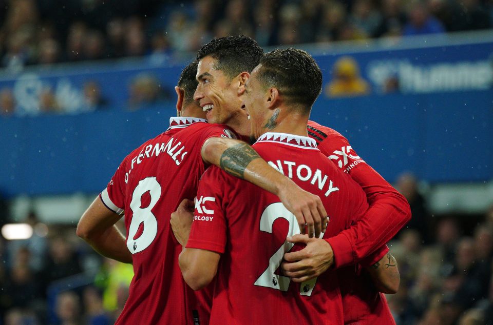 Ronaldo, 37, celebrates his landmark strike