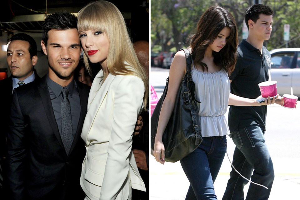 Taylor Lautner dated Taylor Swift after a fling with Selena Gomez