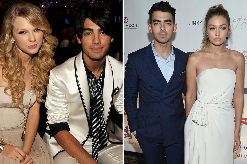 Joe Jonas dated Taylor Swift before he dated Gigi Hadid