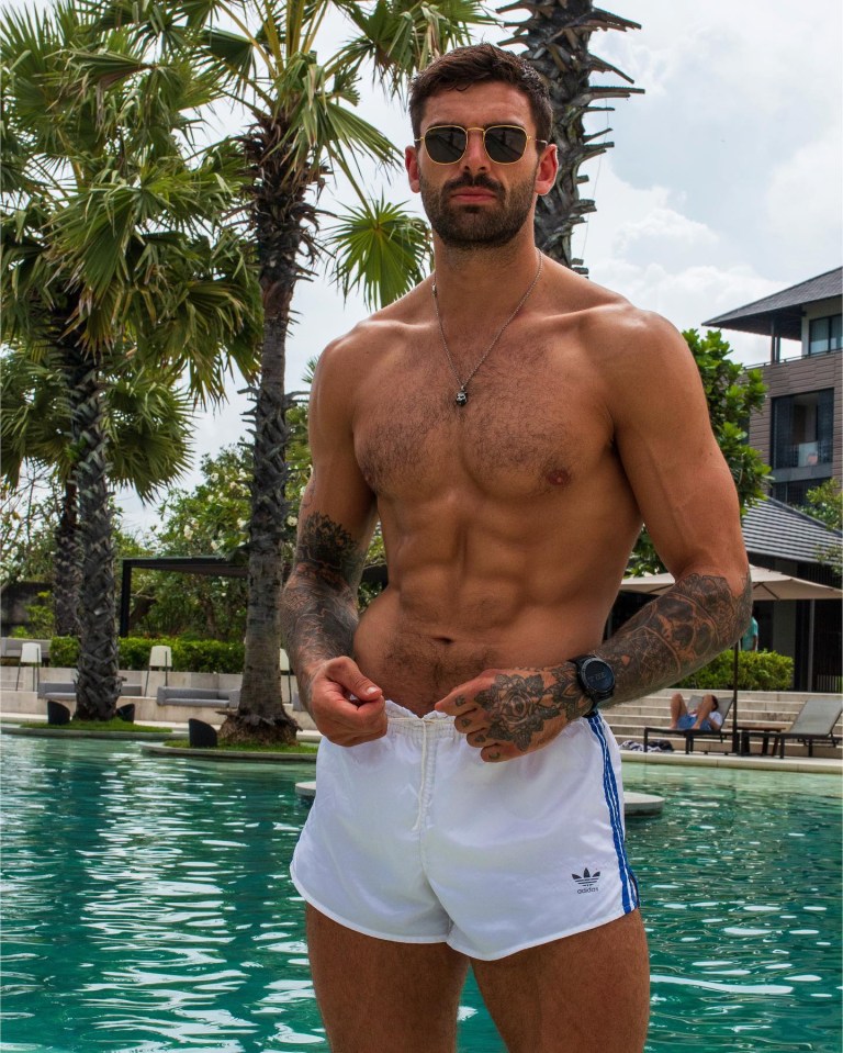 Hunky Adam recently re-followed his ex