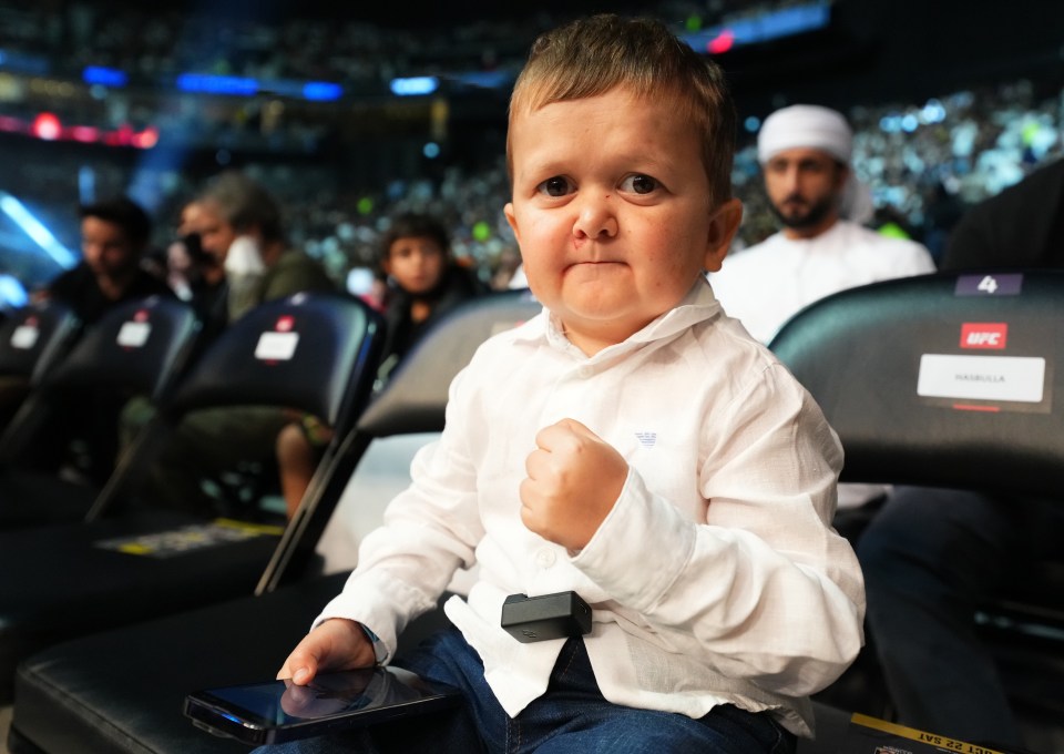 Hasbulla attended UFC 280 after signing with the promotion