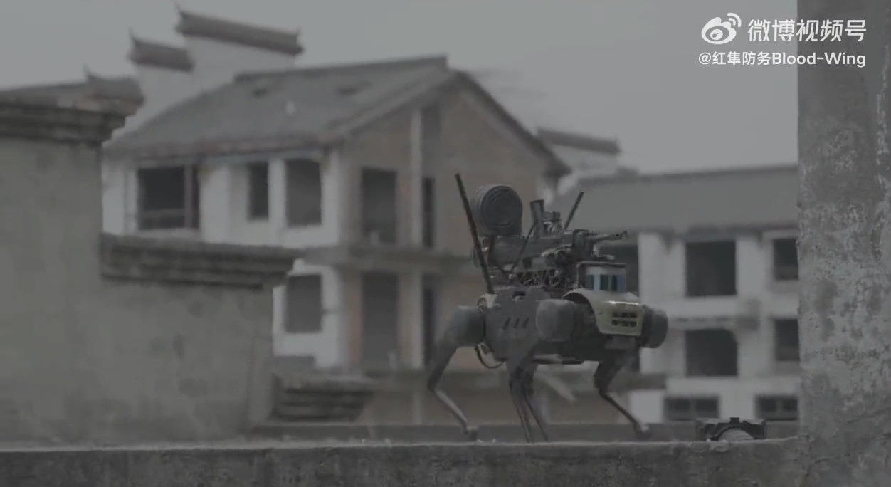 The disturbing gun-wielding robot dog is a stark representation of future high-tech warfare