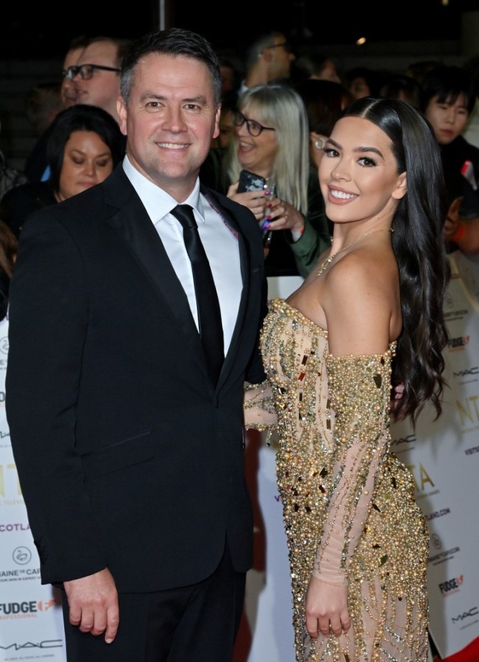 Michael and Gemma walked the red carpet together at the NTAs