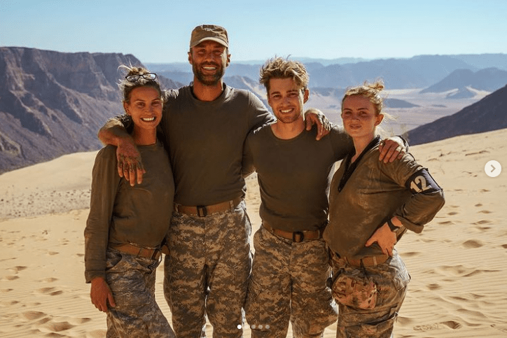 Ferne McCann passed Celebrity SAS: Who Dares Wins with Calum Best, AJ Pritchard and Maisie Smith