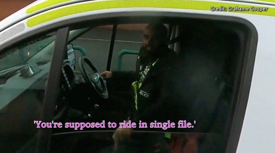 The police officer was unaware of the road rule changes from January earlier this year