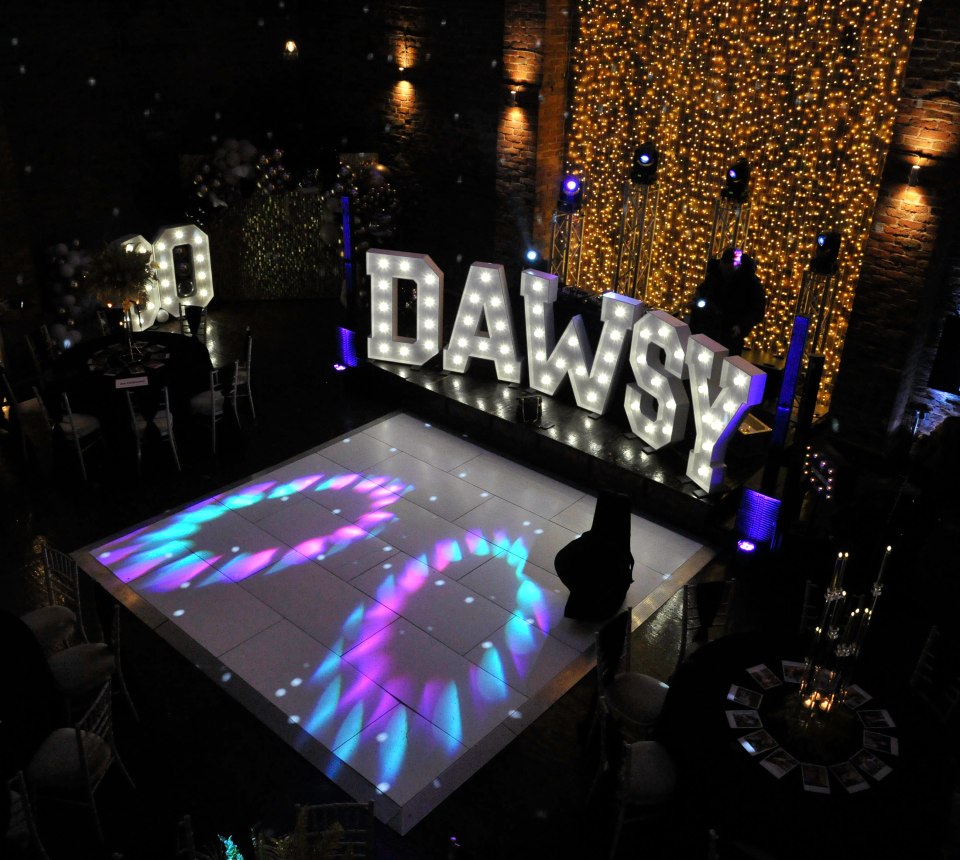 The dance floor was ready to go