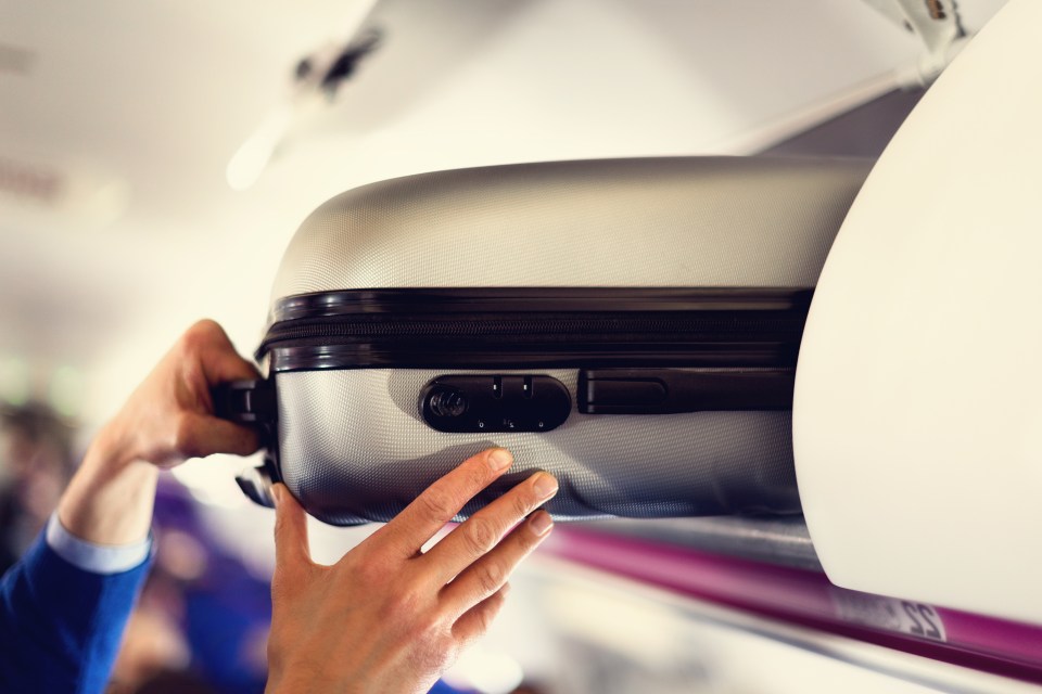Being first on the plane means your hand luggage can be easily put in the overhead bins