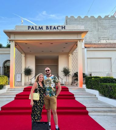 Last month, the Furys attended Palm Beach in Cannes as they enjoyed a relaxing meal