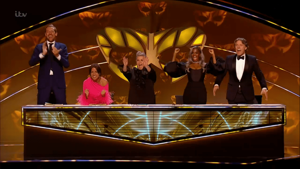 The judges were stunned by the famous faces behind the mask