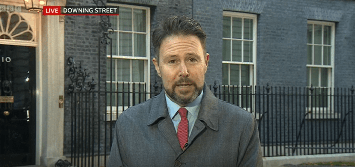 BBC Breakfast had a major shake up today with Jon Kay presenting from Downing Street