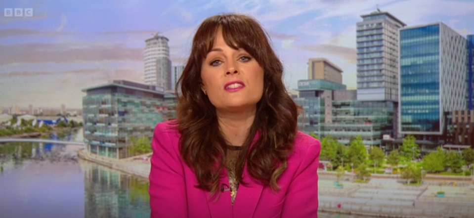 Victoria Fritz stood in for Sally Nugent in the studio