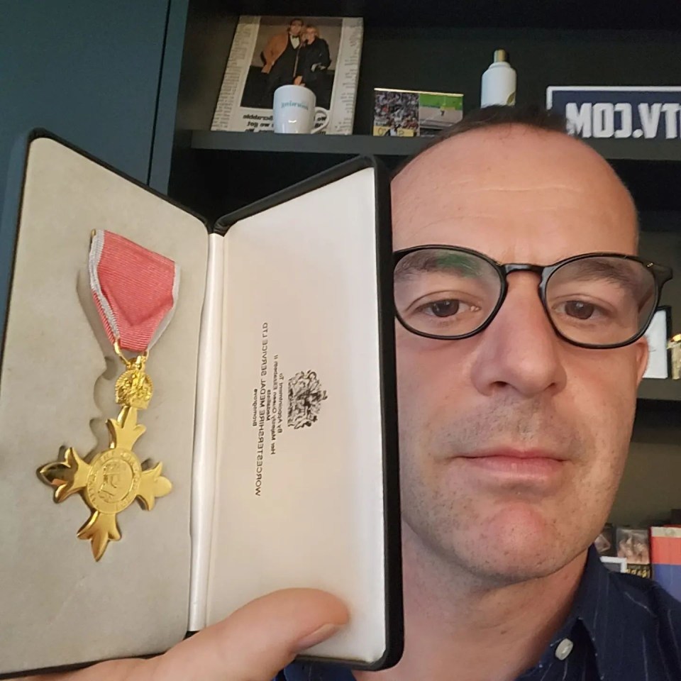 Martin Lewis was told that he has to return his OBE, which he was awarded in 2014