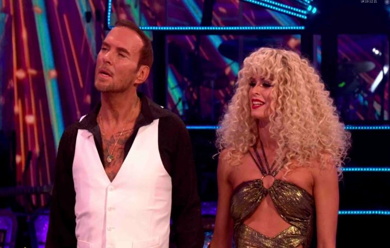 Matt Goss with his partner Nadiya Bychkova on Strictly