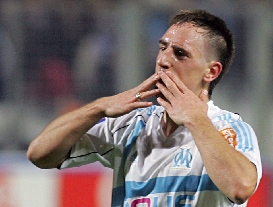 Ribery first rose to prominence at Marseille