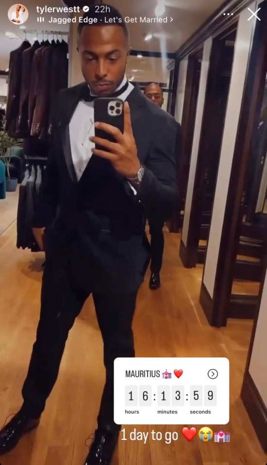 The star shared a video of himself trying on his suit for the event
