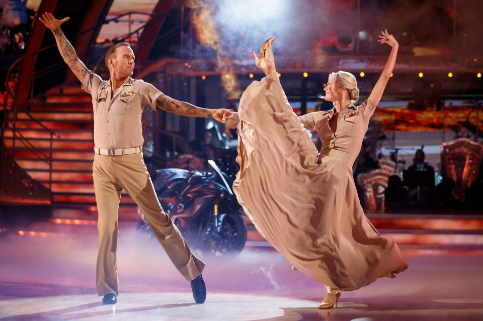 The Bros star was next-to-bottom of the leaderboard after his Viennese Waltz