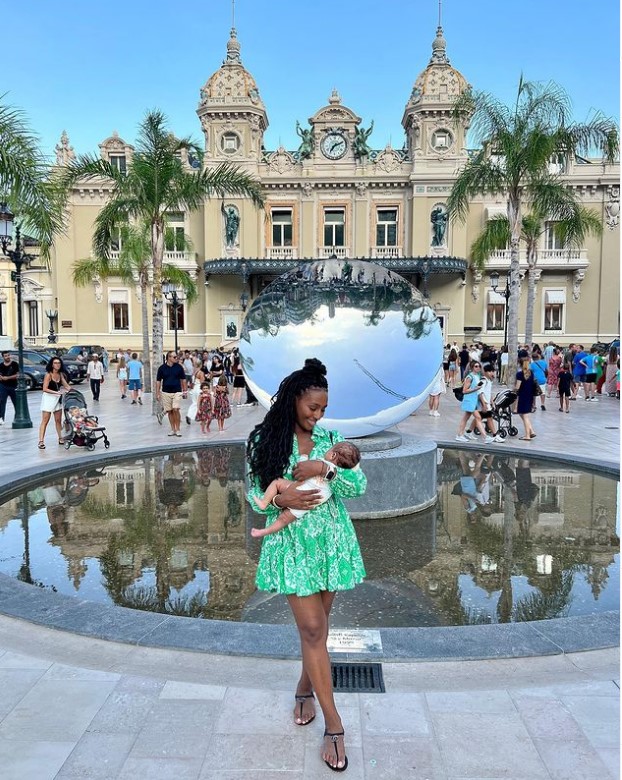 The star gave birth to her baby in July of this year