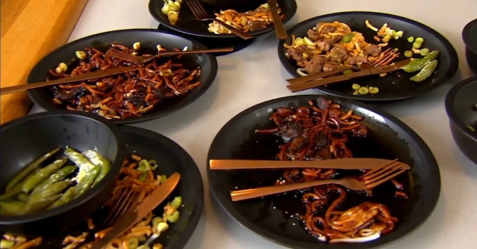 Viewers were shown almost full dinner plates revealing Josie's guests didn't enjoy the meal as much as she thought