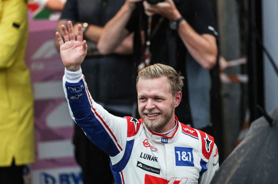 Kevin Magnussen took his first ever pole on his 100th appearance for Haas, sparking incredible scenes in the team's garage