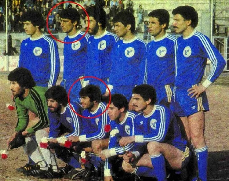 Habib (bottom) also saw his teammate Mahshid Razaghi (top) be arrested