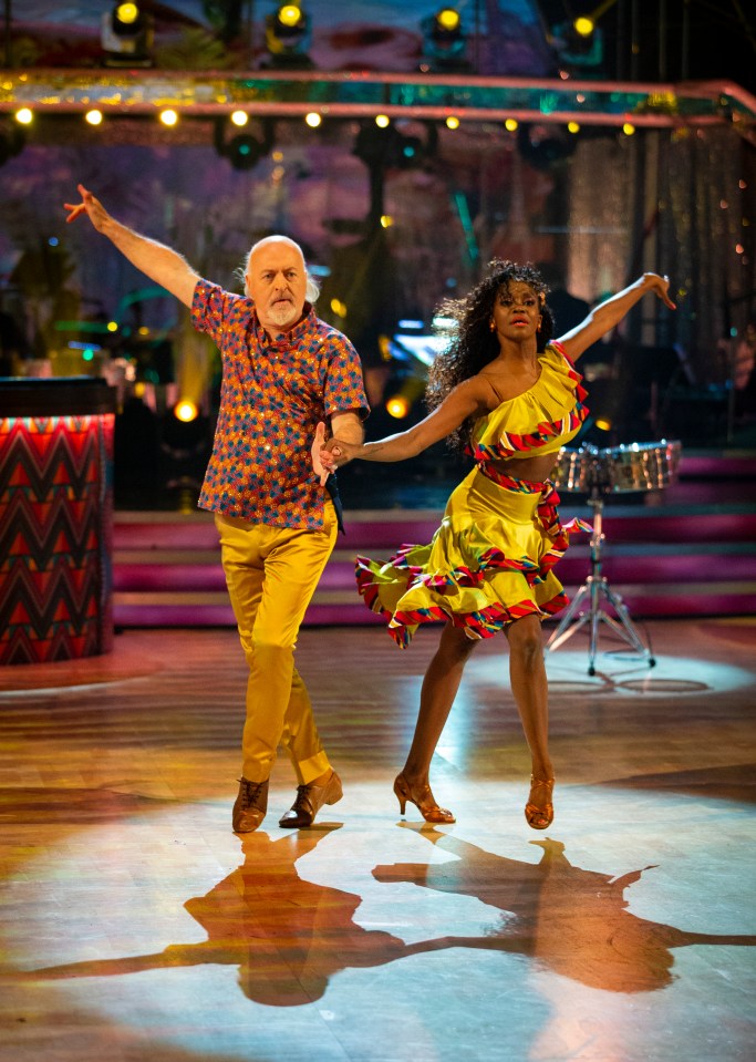 Oti has won Strictly twice, once with Comedian Bill Bailey