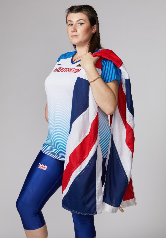 Hollie received her MBE for services to field athletics