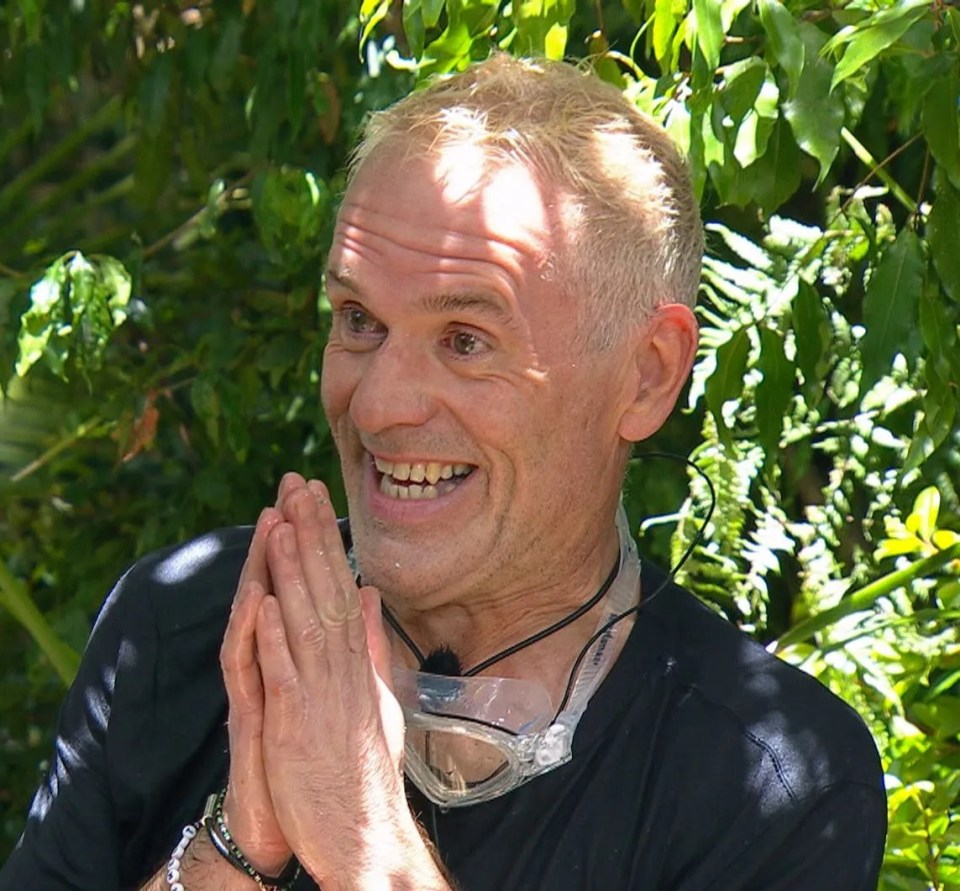 The DJ, seen here in the jungle, has slimmed down dramatically and gone blonde
