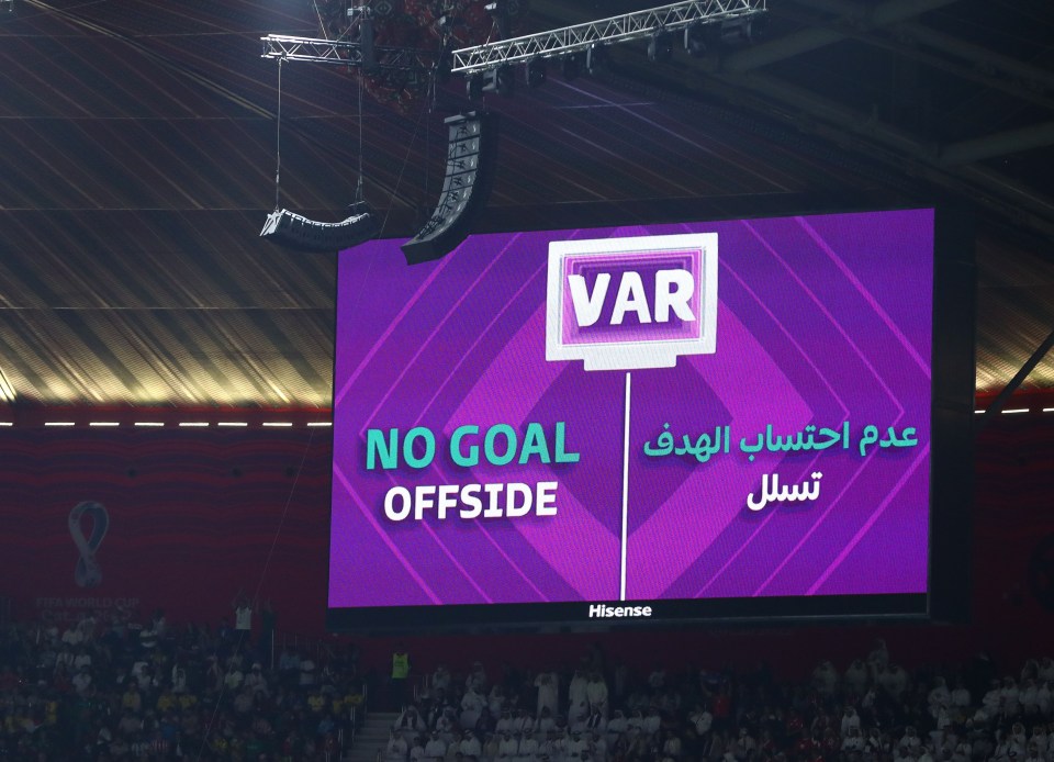 The decision stunned fans in the stadium and watching around the world