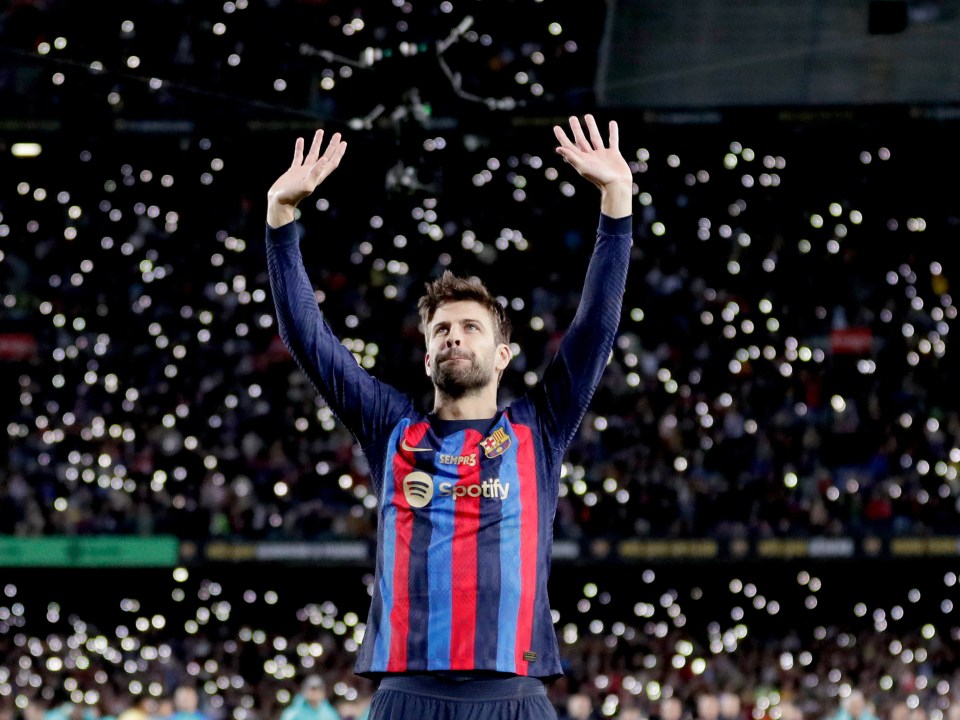 Pique bid farewell to Barca at the weekend