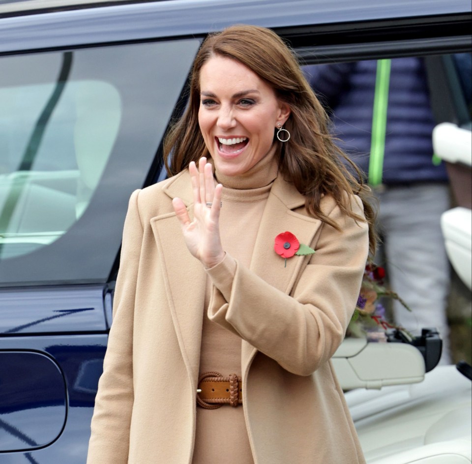 Kate on a visit to Scarborough in North Yorks