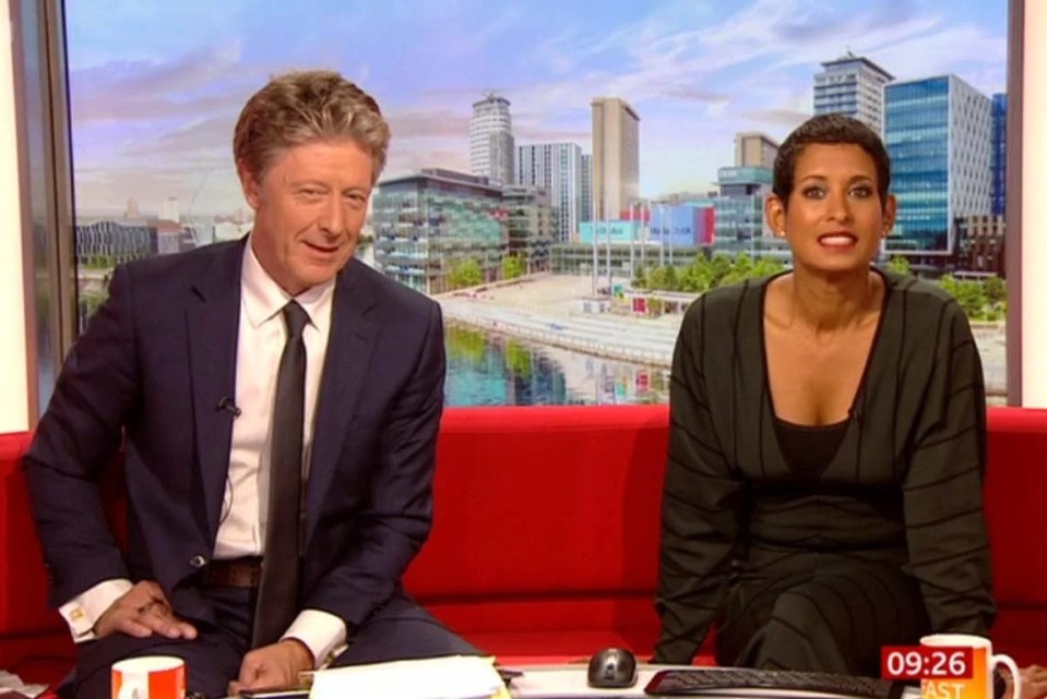 BBC Breakfast viewers are used to seeing Charlie with Naga on Saturdays