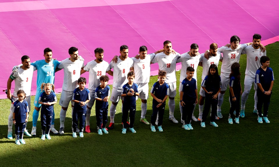 Iran sung the national anthem after snubbing it before their first game