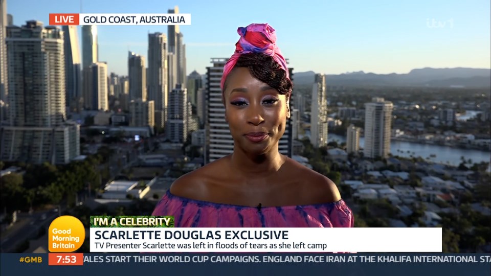 Scarlette Douglas was grilled on Good Morning Britain this morning