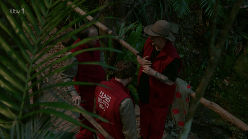 Seann Walsh was forced to listen to the awkward chat