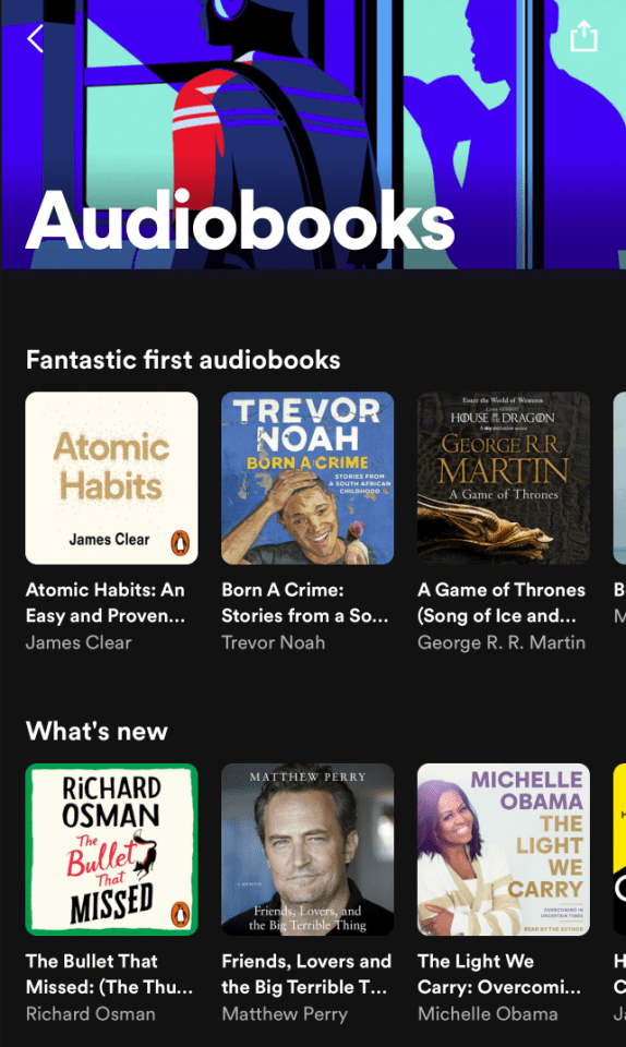 Spotify has finally launched audiobooks in the UK
